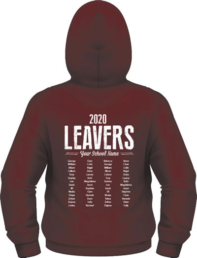 School Leavers Hoodies 2023 - Goyals of Maidenhead Berkshire