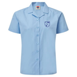 St Edwards School Revere Collar Blouse Short Sleeve - Goyals of Maidenhead