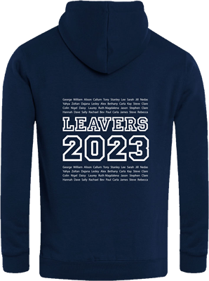 School Leavers Hoodies 2023 - Goyals of Maidenhead Berkshire