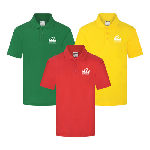 Bisham C of E Academy House Polo Shirts Bisham Uniform