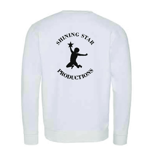 Shining Start Productions White Sweatshirt Back
