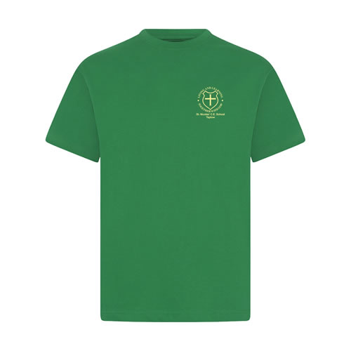 St Nicolas School House T-Shirt Green - Goyals of Maidenhead