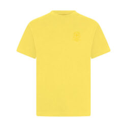 St Nicolas School House T-Shirt Yellow - Goyals of Maidenhead