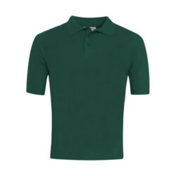 Dedworth First School Bottle Green Polo Shirt Plain - Goyals of Maidenhead