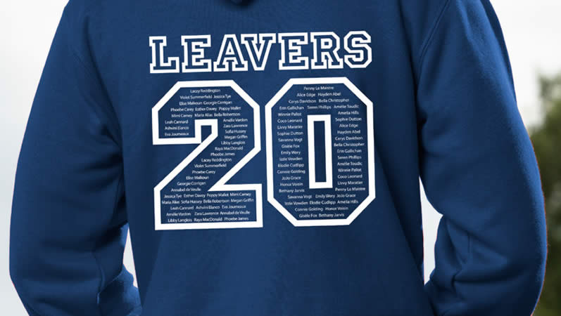 School Leavers Hoodies - Goyals of Maidenhead